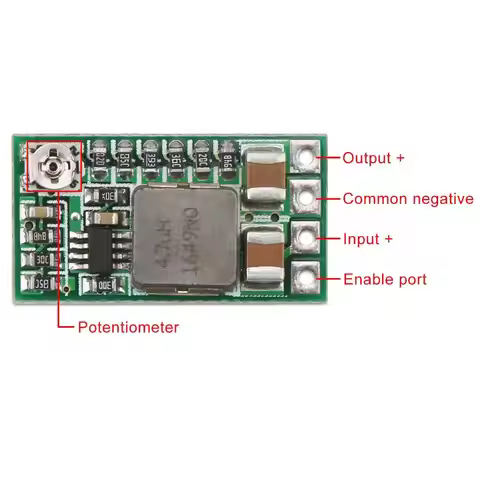 Ultra-Small Size DC-DC Step Down Power Supply Module 3A Buck Converter Adjustable 1.8V 2.5V 3.3V 5V 