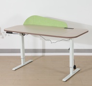 Electrically Adjustable Height Table 160cm x75cm x2.5cm Standing Desks With USB Wheels Max height:11