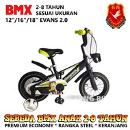 Sepeda Anak Evergreen BMX 12" 16" 18" Kids Bike 2-8 Tahun Laki-Laki