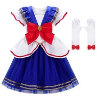 Cosolay Kids Sailor Costume for Girls Japanese School Girl Dress