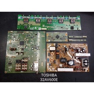 TOSHIBA 32AV600E TV MAIN BOARD POWER BOARD