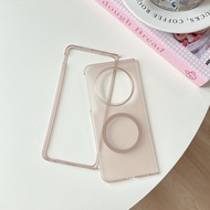 Cho Oppo Find N5 vỏ không có màu vàng Trong Suốt Mỏng cứng vỏ điện thoại Bìa