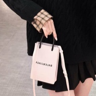 Balenciaga  shopping 購物袋 淡粉色 牛皮 mini 12 *18*4.5cm 98新配件塵袋