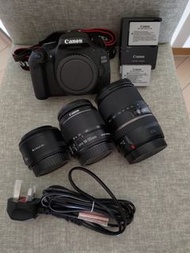 Canon EOS 600D 單反機身及三個鏡頭 (不散賣)