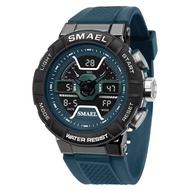 SMAEL Men Watches 50m Waterproof Sports Quartz Luxury Man Watch Brands Stopwatch LED Back Light 8067
