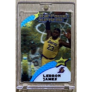 LeBron James 2019-20 Star Power Supreme TITAN Lenticular Die-Cut Custom Card