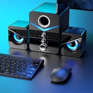 Computer Speakers with Subwoofer 2" Auxiliary Speakers & 3" Wired Subwoofer Bluetooth 5.0 Multimedia