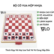 International Standard Large Chess Set Foldable Plastic Box Size 42x42cm