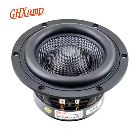 GHXAMP HIFI 5.25 Inch Subwoofer Woefer Speaker 4OHM 3-way Frequency Bass Loudspeaker 60W 120W Glass 