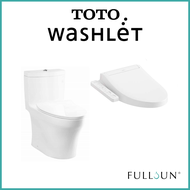 [Bulky] TOTO One-Piece Toilet Bowl with WASHLET C889DESI / TCF23410ASG [Ready Stock]
