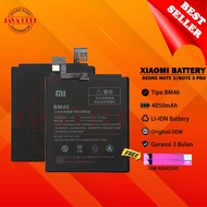 [Garansi 3 Bulan] Baterai Battery Batre Original Xiaomi Redmi Note 3 - Redmi Note 3 Pro BM46