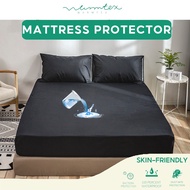 100% Waterproof Fitted Bedsheet Cadar Black Queen Size/Single Size/ Kind Size Cadar Kalis Air Protect The Mattress