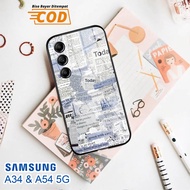 Softcase Glass Kaca SAMSUNG A34 & SAMSUNG A54 (5G) - Case Handphone SAMSUNG A34 & SAMSUNG A54 (5G) [