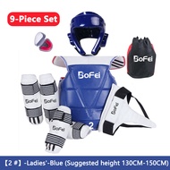 9-IN-1 Taekwondo Protective Gear Set Taekwondo Karate Practice Competition For Teenagers And Adult