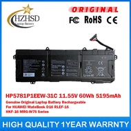 HP5781P1EEW-31C 11.55V 60Wh 5195mAh Genuine Original Laptop Battery Rechargeable For HUAWEI MateBook