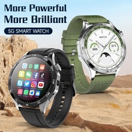 Smart Watch Men Women 4g 5g Network Sim Card Android 1.43'' Amoled Dual Camera With Gps Wifi Google 