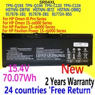 NEW 15.4V 70.07Wh 4550mAh SR04XL Baery For HP OMEN 15-CE 15-CB Pavilion 15-CB000/Omen III Pro Series Laptop 15-CE008TX 2