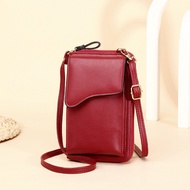 YUECIMIE Phone Pocket Shoulder Bag For Women Pu Leather Female Small Crossbody Wallet Bag Ladies Messenger Purse High Quality
