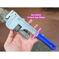 Rur R1212 plastic-coated tooth wrench, 12 inches long, clamps up to 50mm