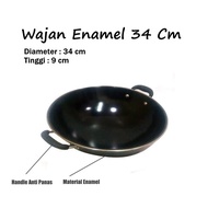 Wajan Jeho Master Tri J GSF BT Wajan Enamel Anti Lengket Anti Gores 34 cm / Wajan Masak / Wajan Gore