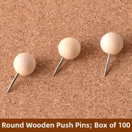 Wooden Pin Corkboard Kindergarten Message Board T-shaped Pin Felt Photo Pin Big Head Pin Home Furnit