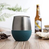 美國HYDY雙層隨行保溫杯 | 孔雀綠-鈦灰 240ml