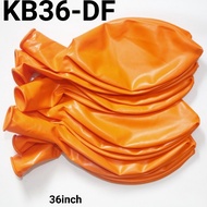 KB36-DF Latex balloon 36 inch 90 cm jumbo matte thick orange retail unit (Round Doff Latex Balloon) 