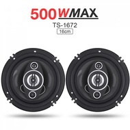 Speaker Mobil Terbaik Subwoofer Mobil 6 Inch HiFi 500 W 2PCS - TS-1672
