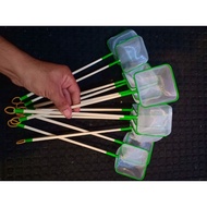 Serokan / tanggok seser kutir, betta, guppy, daphnia, larva melamine handle