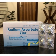 healthy ImmunPro Tablets (Sodium Ascorbate + Zinc)