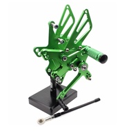 Footpeg Pedals Rearsets Footrest CNC Adjustable Rearset For Kawasaki ZX10R ZX 10R ZX-10R 2011-2023