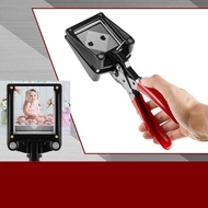 wsustore--1 Piece Handheld Passport Photo Cutter 2x2 Inch Black Photo ID Die Cutter Punch Picture Cu