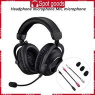 WIN Lightweight Microphone Gamings Headsets Game Mic 3 5mm Plugs Bendable Microphone