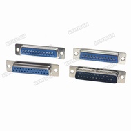 10PCS DB25 25Pin D-SUB DB 25 Pin Female Male Solder Type Welding Connector DR25 DB-25 DR-25 Plastic 