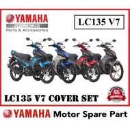 (READY STOCK) YAMAHA LC135 V7 COVER SET ASSY // COVERSET BODY COVER SHOOT SHOT SUIT BODYCOVER LC-135