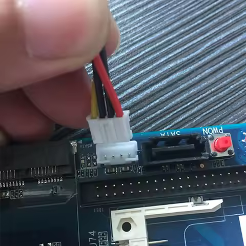 Mini chassis all-in-one industrial computer small 4pin PH2.0 SATA serial port hard disk power supply