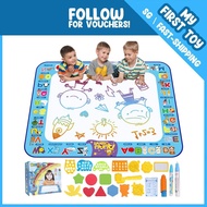 Aqua Magic Doodle Mat 100cm x 80cm Water Drawing Doodling Mat Art Training Educational Toy Gift for Kids Toddlers Age 3 4 5 6 7 8 Year Old Girls Boys