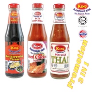 KING KAMPONG KOH PROMO PACK OYSTER SAUCE 320G, FRIED CHICKEN 320G, THAI CHILLI SAUCE 320G