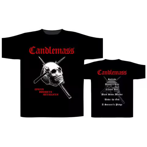 Candlemass Epicus Doomicus Metallicus T-shirt (double sided)