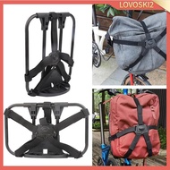 [Lovoski2] Folding Bike Carrier Bracket Front Carrier Frame bike Parts Bike Front Rack for