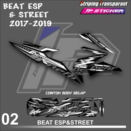 BEAT ESP&STREET (COD) STIKER STRIPING MOTOR HONDA BEAT ESP&STREET - LIST SIMPLE DESAIN RACING IP.STR