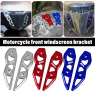 Motorcycle Windshield Bracket Aluminum CNC Finish Sporty Design