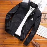 【Ready Stock】 【health】 Ready Stock adidas men's jacket trend Korean casual coat  Bomber jaket Lelaki