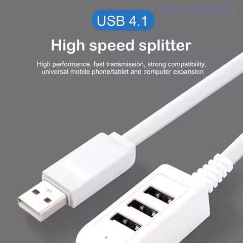 1.2M USB Cable Extension Charger Line Hub More Than Splitter New Style 3 USB HUB Charging Cable Fast