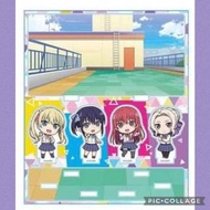 女朋友 and 女朋友 - 佐木咲 / 水瀬渚 / 星崎理香 / 桐生紫乃 亞克力背景企牌