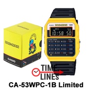!!ประกัน1ปีและกล่อง CMG!! CASIO รุ่น CA-53WPC-1B F-91WPC-1A นาฬิกาข้อมือ limited PAC-MAN CA-53 F-91 