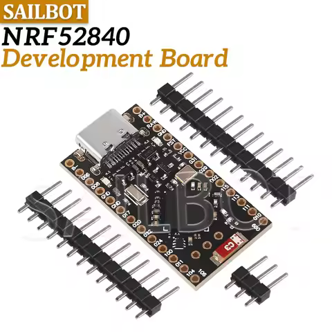 TYPE-C UBS NRF52840 1MB 256KB RAM Development Board Compatible With Arduino Pro Micro Nano V2.0 Blue