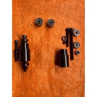 Silver engine suspension, scooter shock absorber skru salaya skru titanium skru gold skru gr5