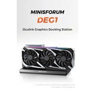 MINISFORUM DEG1 External GPU Dock Station, Mini eGPU Enclosure for RTX 4090, AMD RX 7900 XTX, Suppor