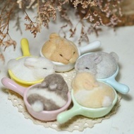 煎鍋兔子羊毛氈材料包【含影片】